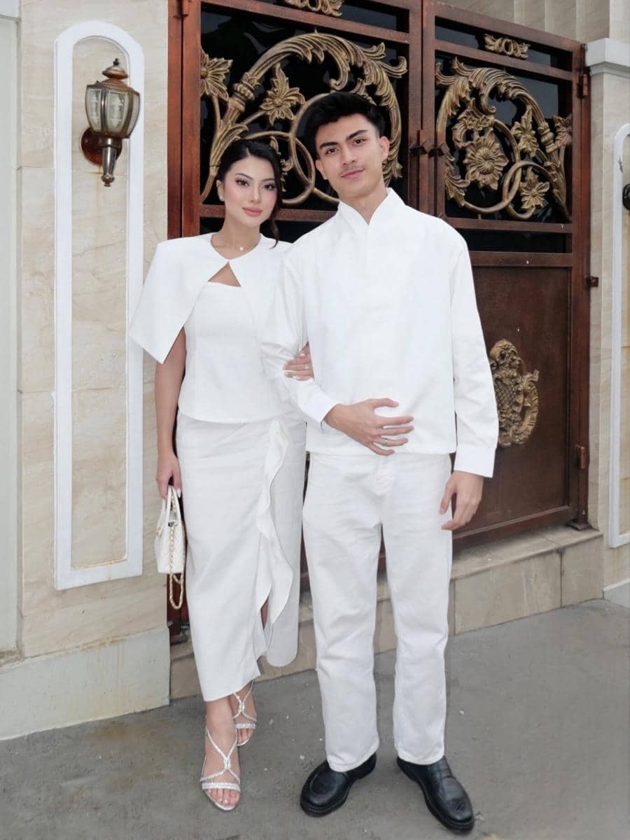 OOTD couple Hanum-Rafly