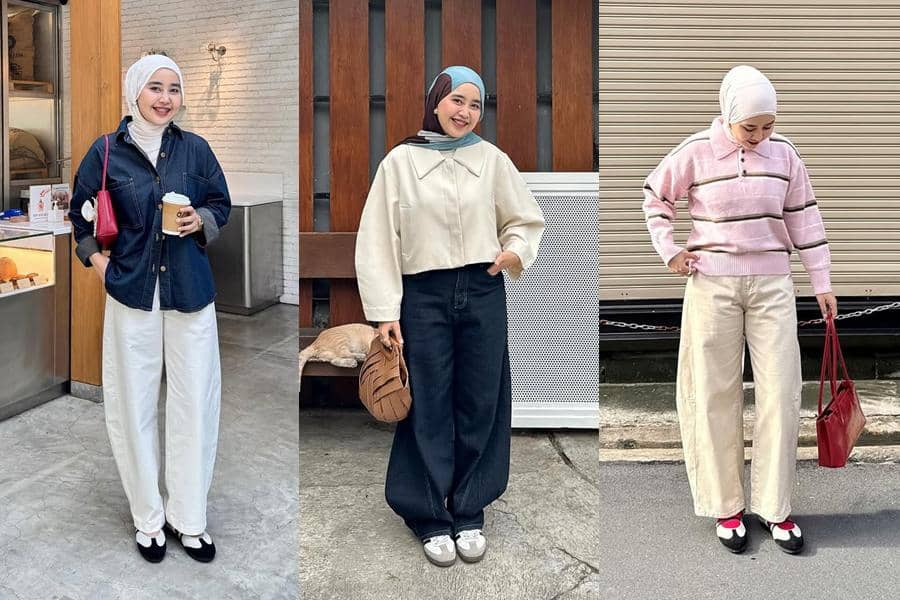Barrel Pants Makin Hits, Ini 9 Cara Styling ala Meilan Indrajati
