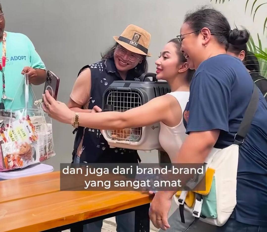 potret Ariel Tatum gelar sterilisasi gratis untuk ratusan kucing
