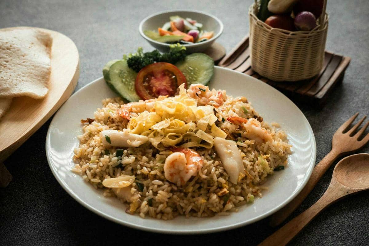 ilustrasi nasi goreng