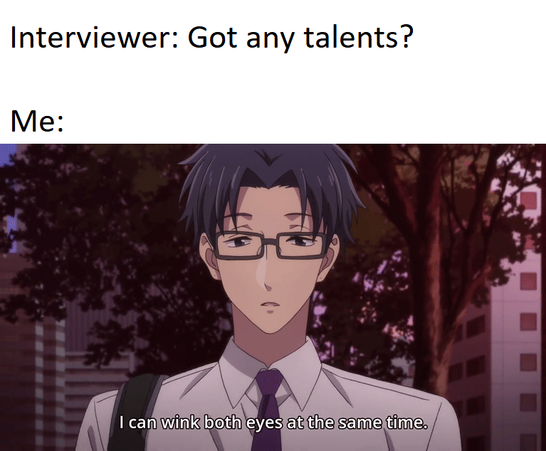 meme anime tentang talenta
