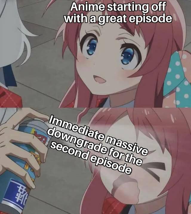 meme anime tentang momen paling dibenci