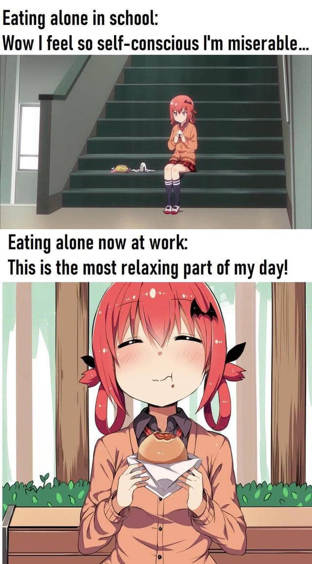 meme anime tentang bersantai