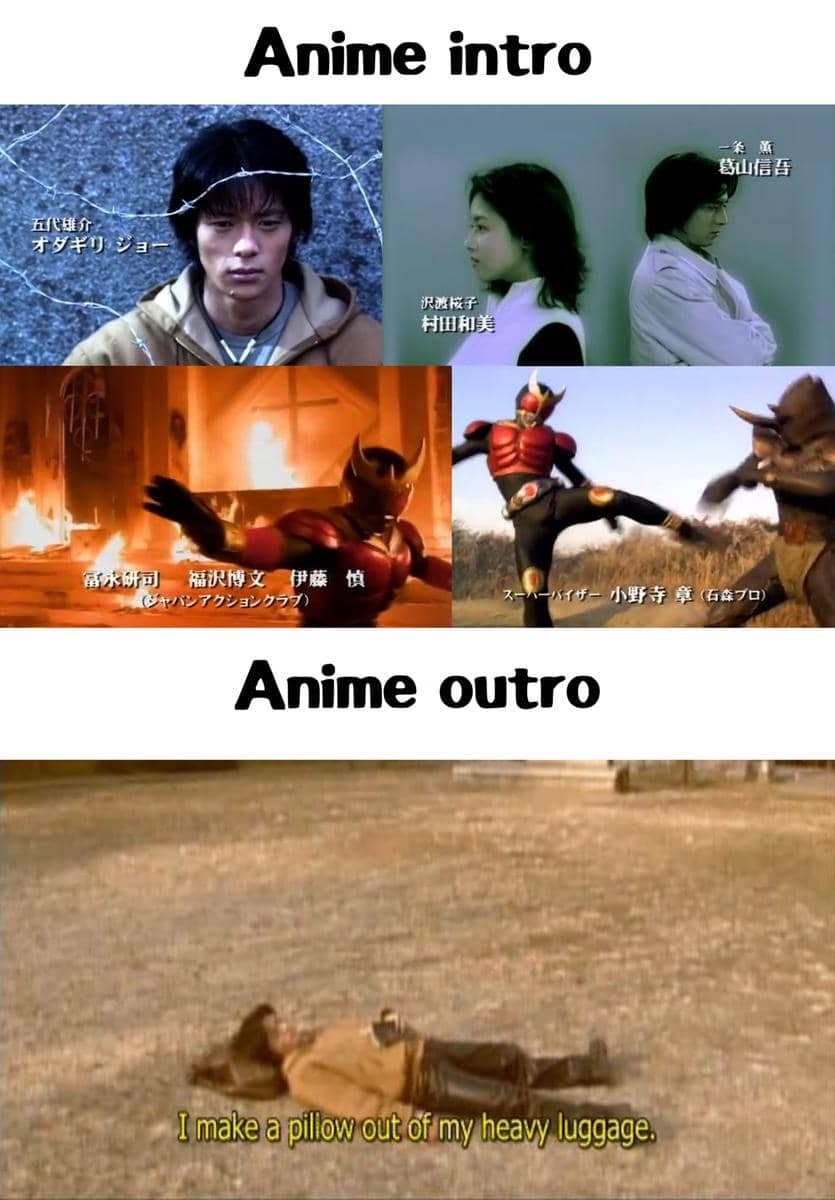 meme anime tentang bersantai