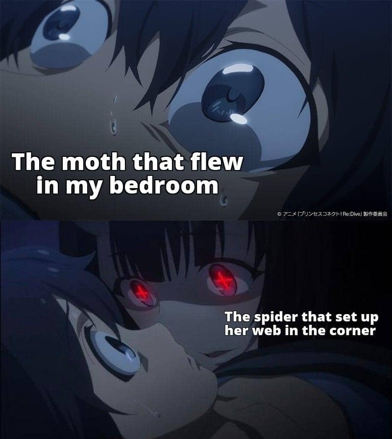 meme anime tentang bersantai