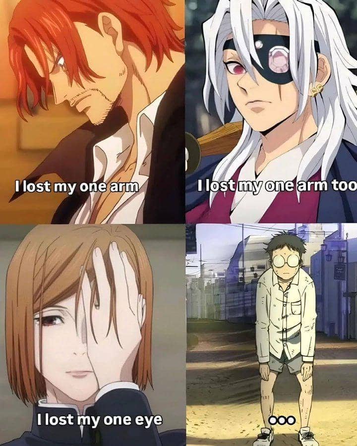 meme anime tentang adu nasib