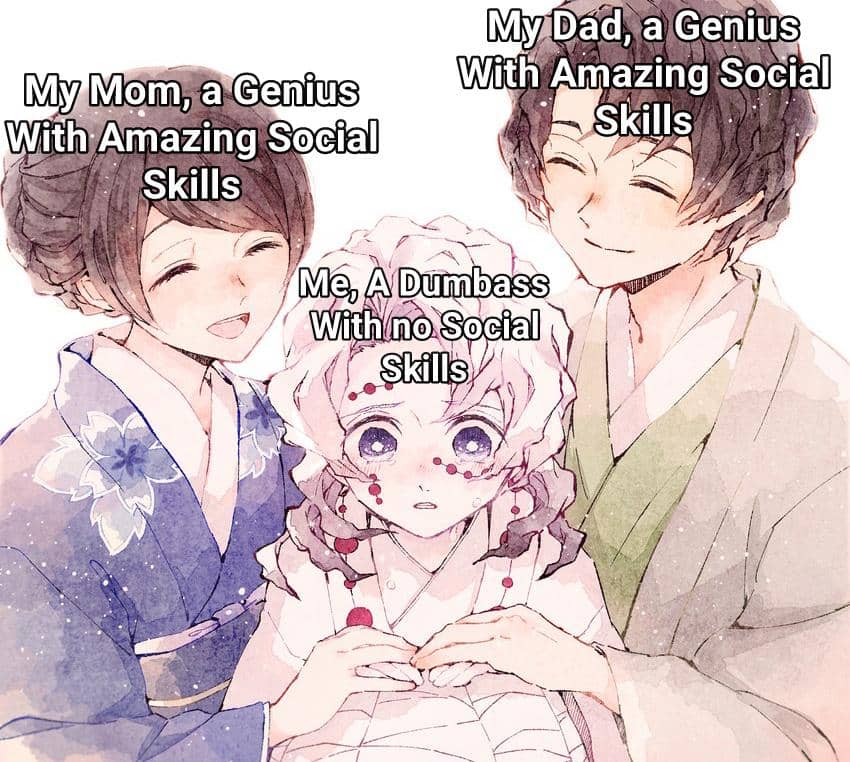 meme anime tentang kegeniusan