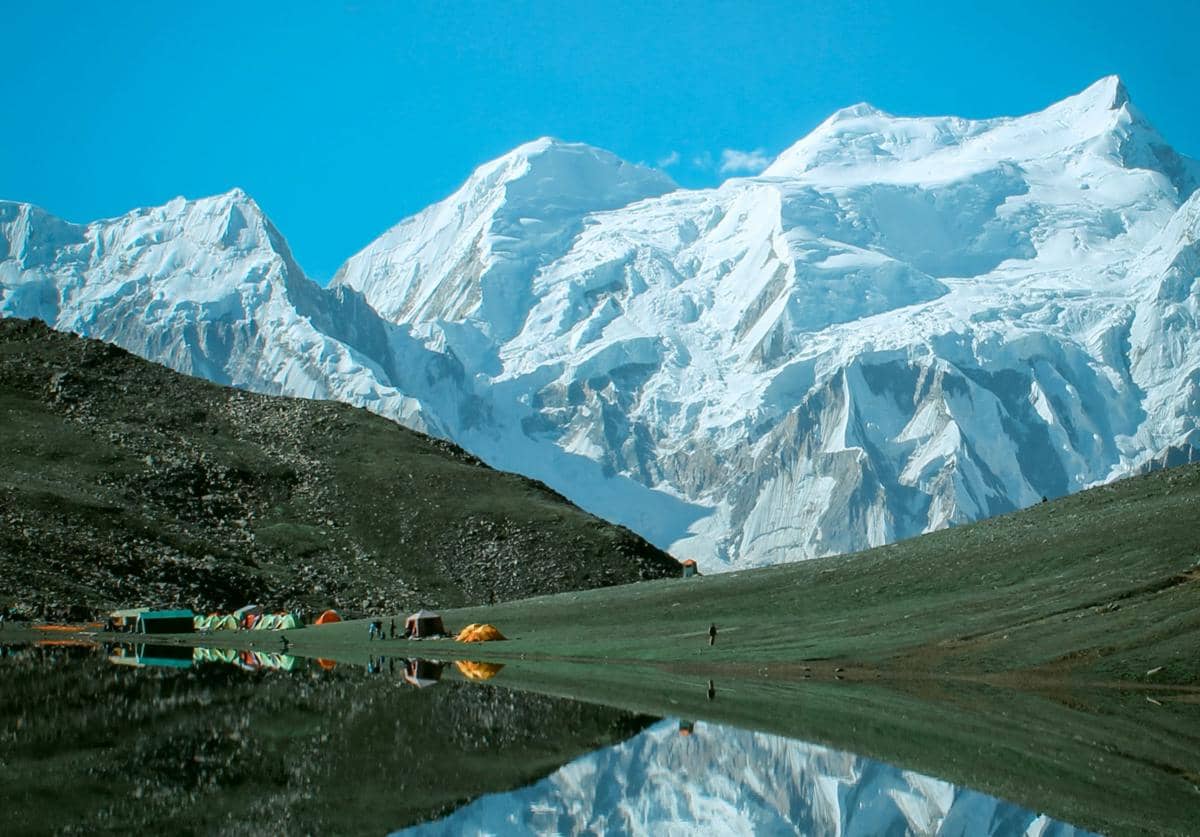 Pemandangan di salah satu bukit di Pegunungan Karakoram