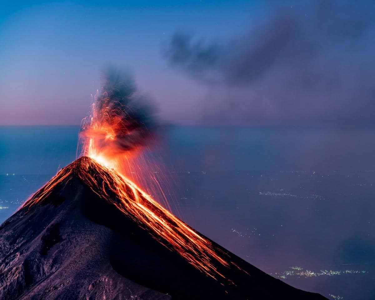 erupsi gunung Fuego