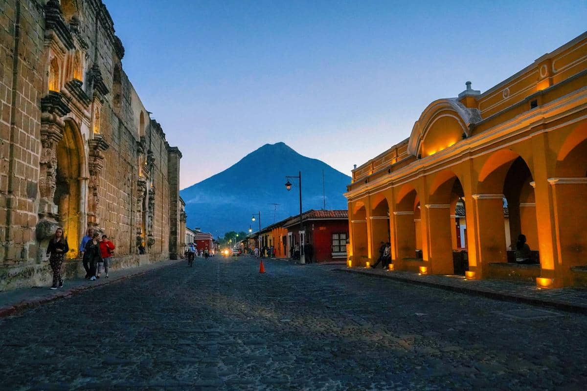 pemandangan kota di Guatemala