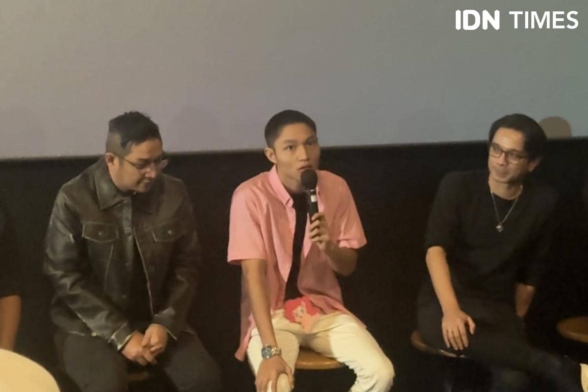 konferensi pers perilisan MV Utara-Selatan - Ungu pada Rabu (5/8/2026)