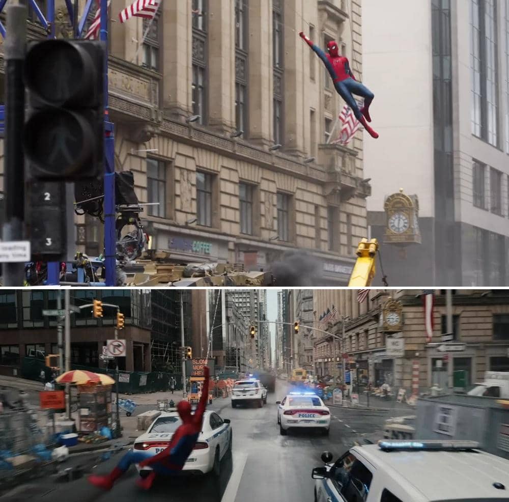Perbandingan Syuting Spider-Man: Brand New Day vs Hasil Akhir Adegan Filmnya