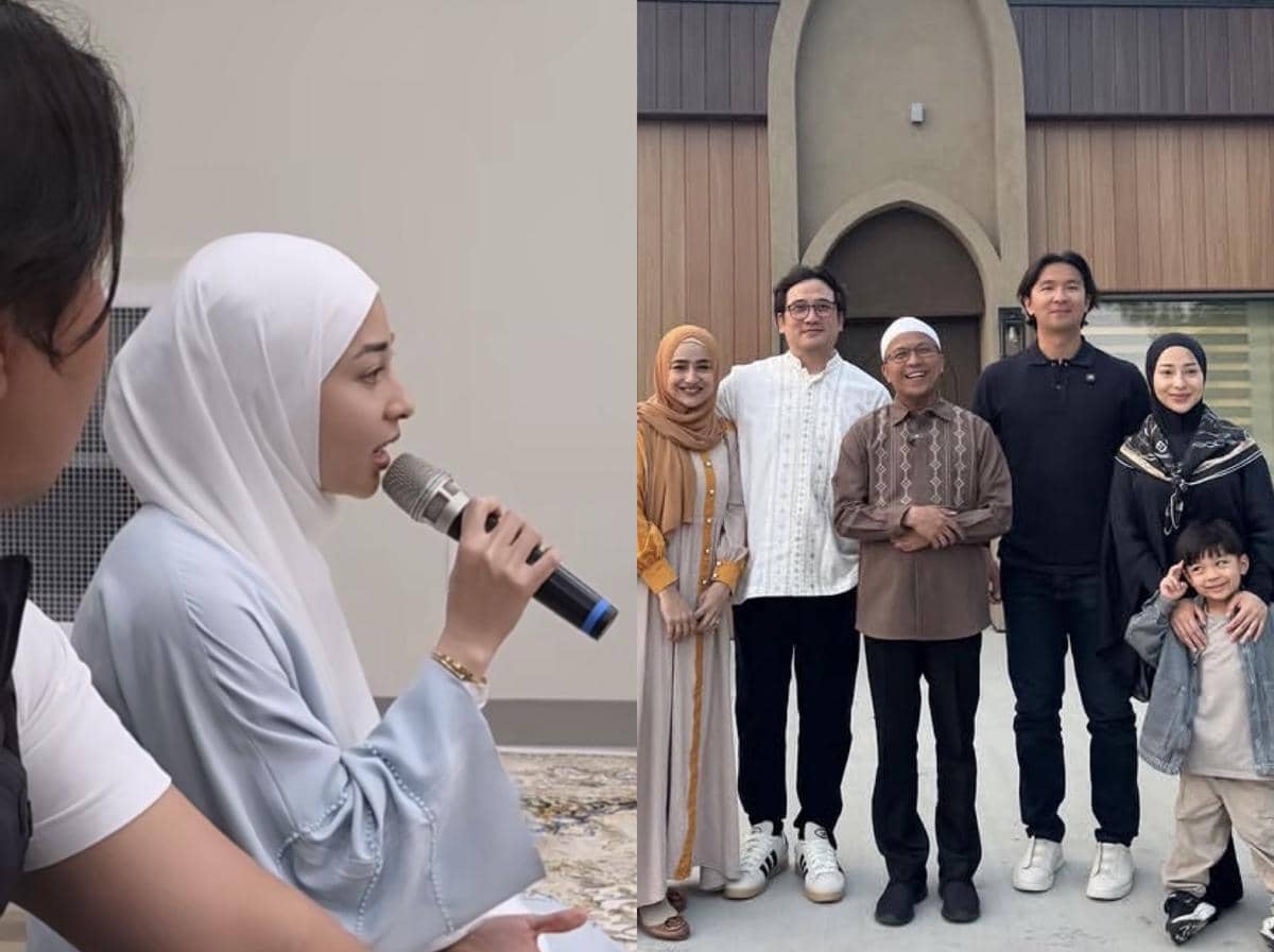 7 Potret Nikita Willy Hadiri Peresmian Masjid Al-Ikhlas di Kanada