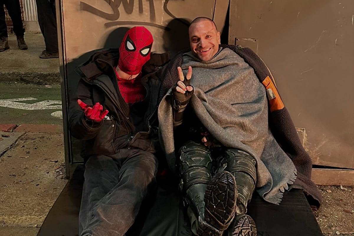 7 Potret Scorpion di Balik Layar Spider-Man: Brand New Day