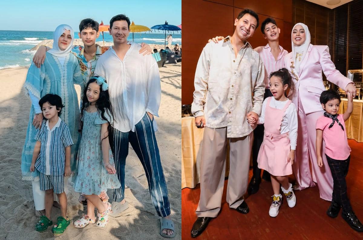 9 Ide OOTD Keluarga Fairuz A Rafiq dan Sonny Septian, Gak Monoton!