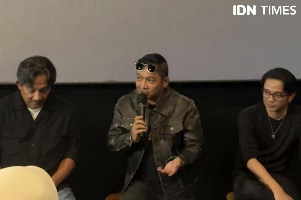 konferensi pers perilisan MV Utara-Selatan - Ungu pada Rabu (5/8/2026)