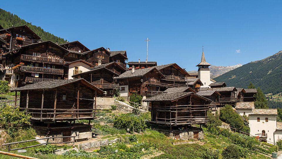 Desa Grimentz di Swiss