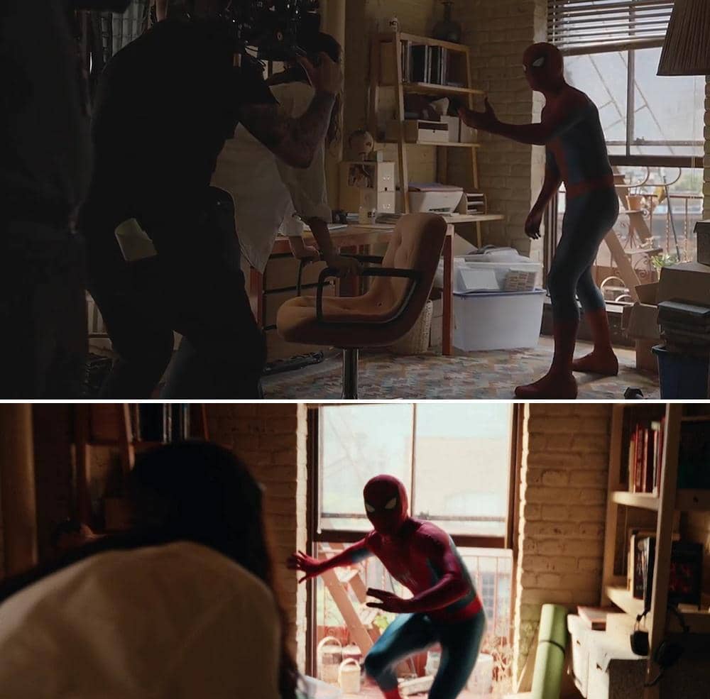 Perbandingan Syuting Spider-Man: Brand New Day vs Hasil Akhir Adegan Filmnya