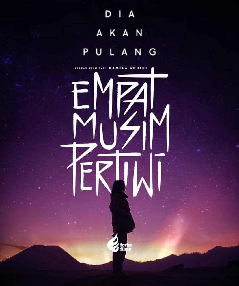 Karya visual bertajuk Empat Musim Pertiwi yang dibagikan melalui akun daring Instagram @kamilandini.