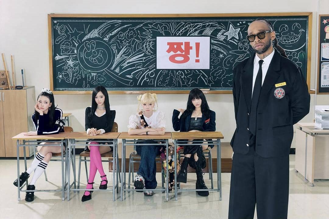 Ide Style dan Makeup Member aespa di MV 'Switchblade', School Baddie!
