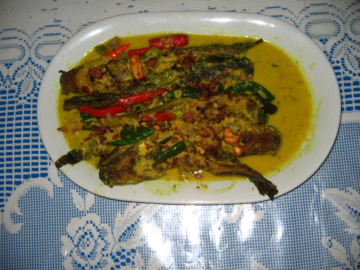 ilustrasi mangut lele goreng