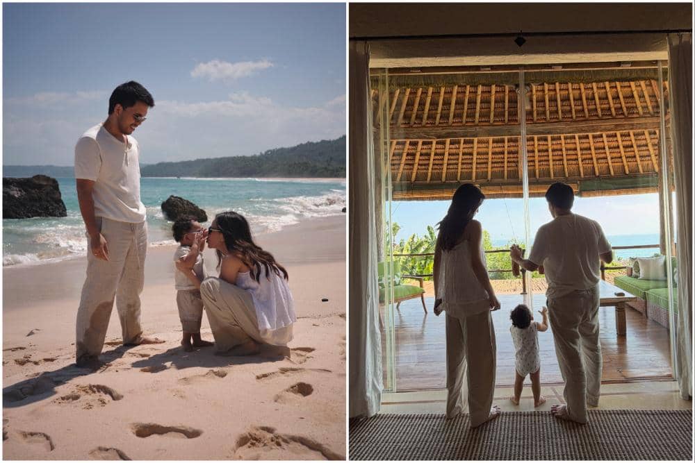 10 Potret Keluarga Aaliyah Massaid dan Thariq Liburan di Sumba, Happy!