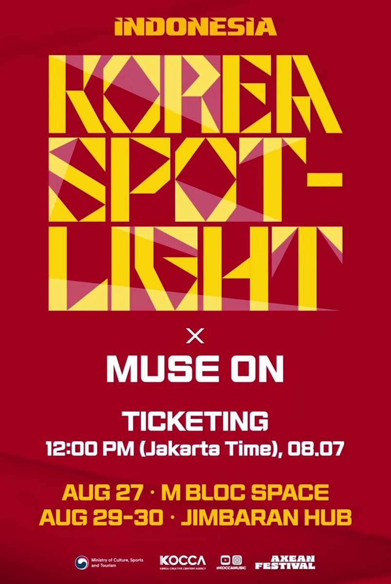 Unggahan Korea Spotlight @Indonesia dari akun Instagram Kocca Music dengan informasi terkait Korea.