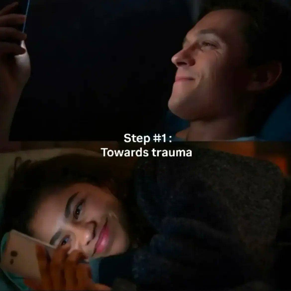 Meme tentang Peter Parker disertai teks yang menggambarkan situasi yang terasa relatable bagi banyak orang.