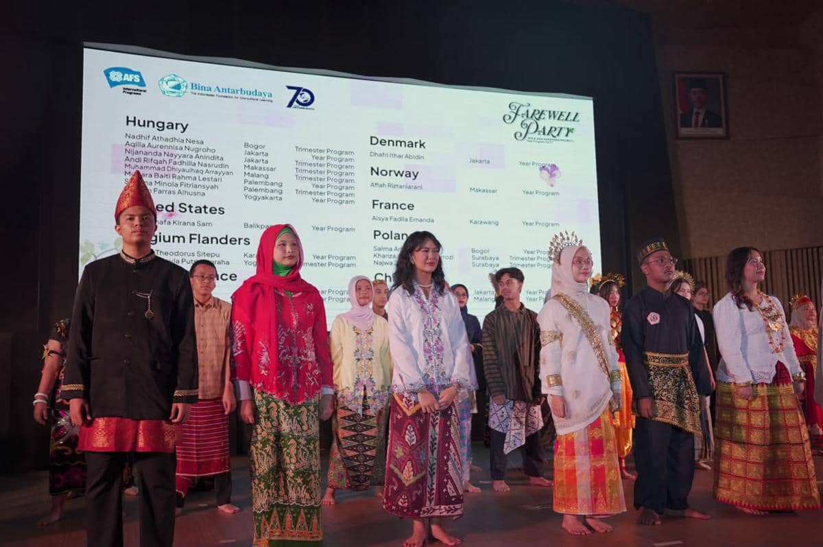 53 Pelajar RI Siap Jadi Duta Budaya di 15 Negara Lewat Program AFS
