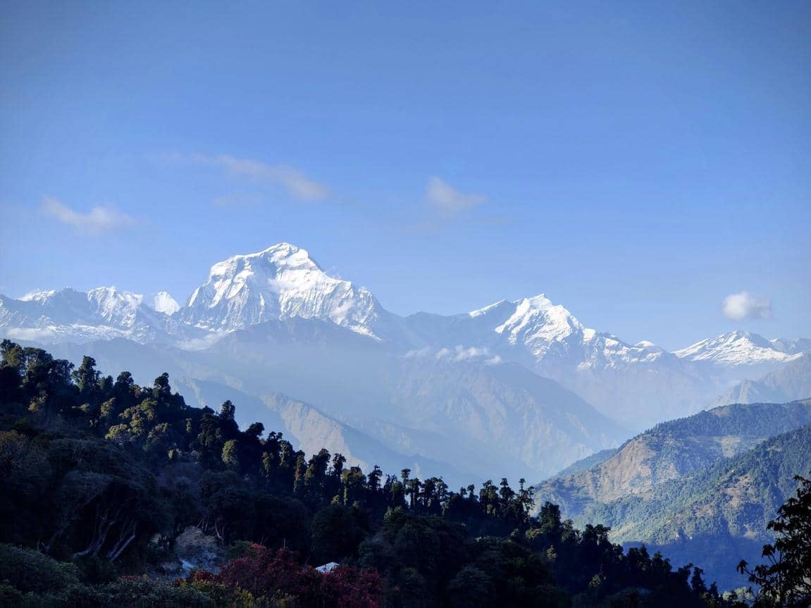 ilustrasi panorama Dhaulagiri I