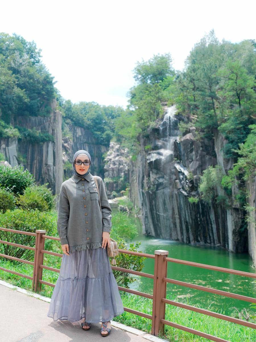 Keluarga Ashanty jalan-jalan di Pocheon Art Valley