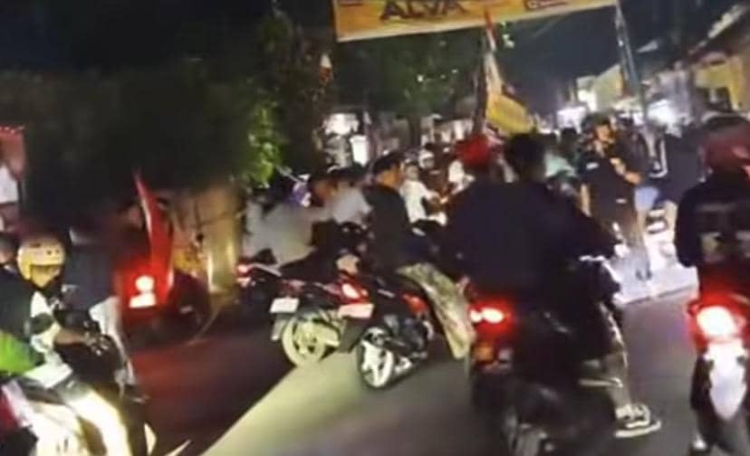 Viral Gesekan Suporter Persib vs Persija di Sukabumi Pascanobar 