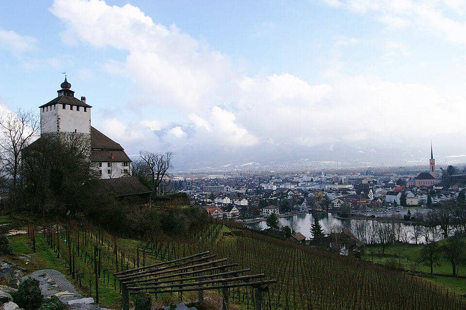 Kastil Werdenberg di Swiss