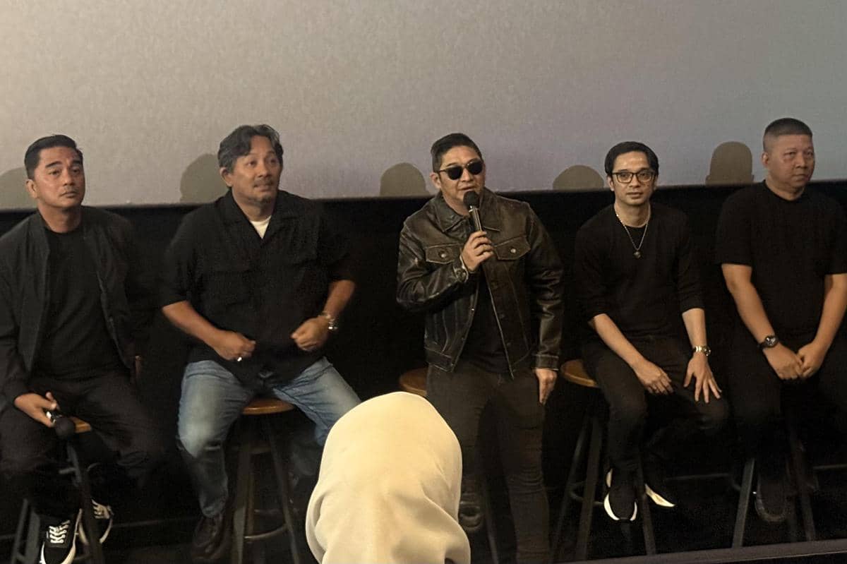 konferensi pers perilisan MV Utara-Selatan - Ungu pada Rabu (5/8/2026)