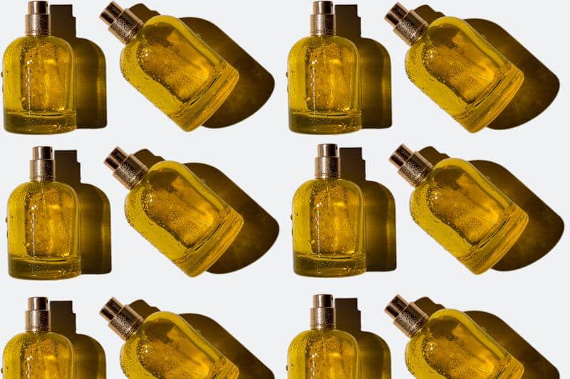 ilustrasi parfum green tea