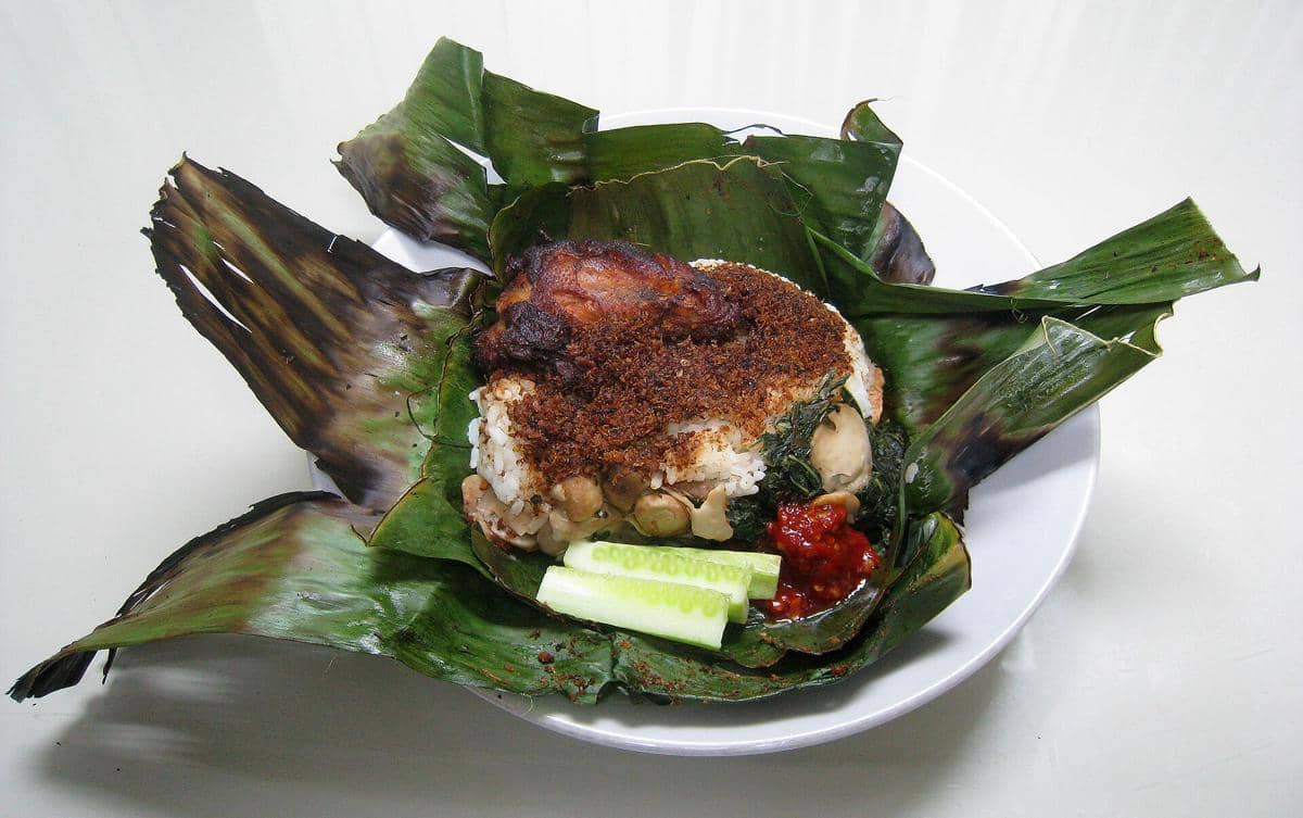 ilustrasi nasi bakar