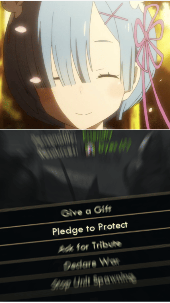 meme anime tentang senyuman memikat