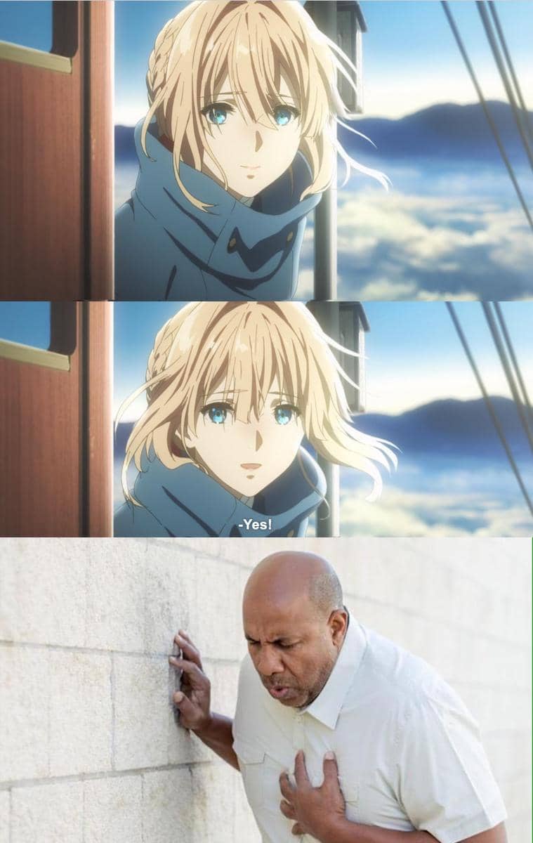 meme anime tentang senyuman memikat