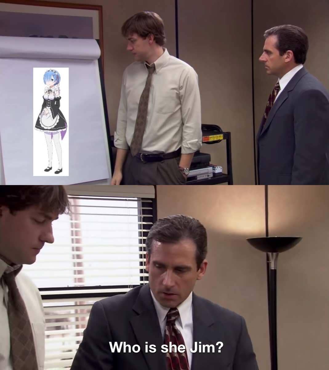 meme anime tentang kantor