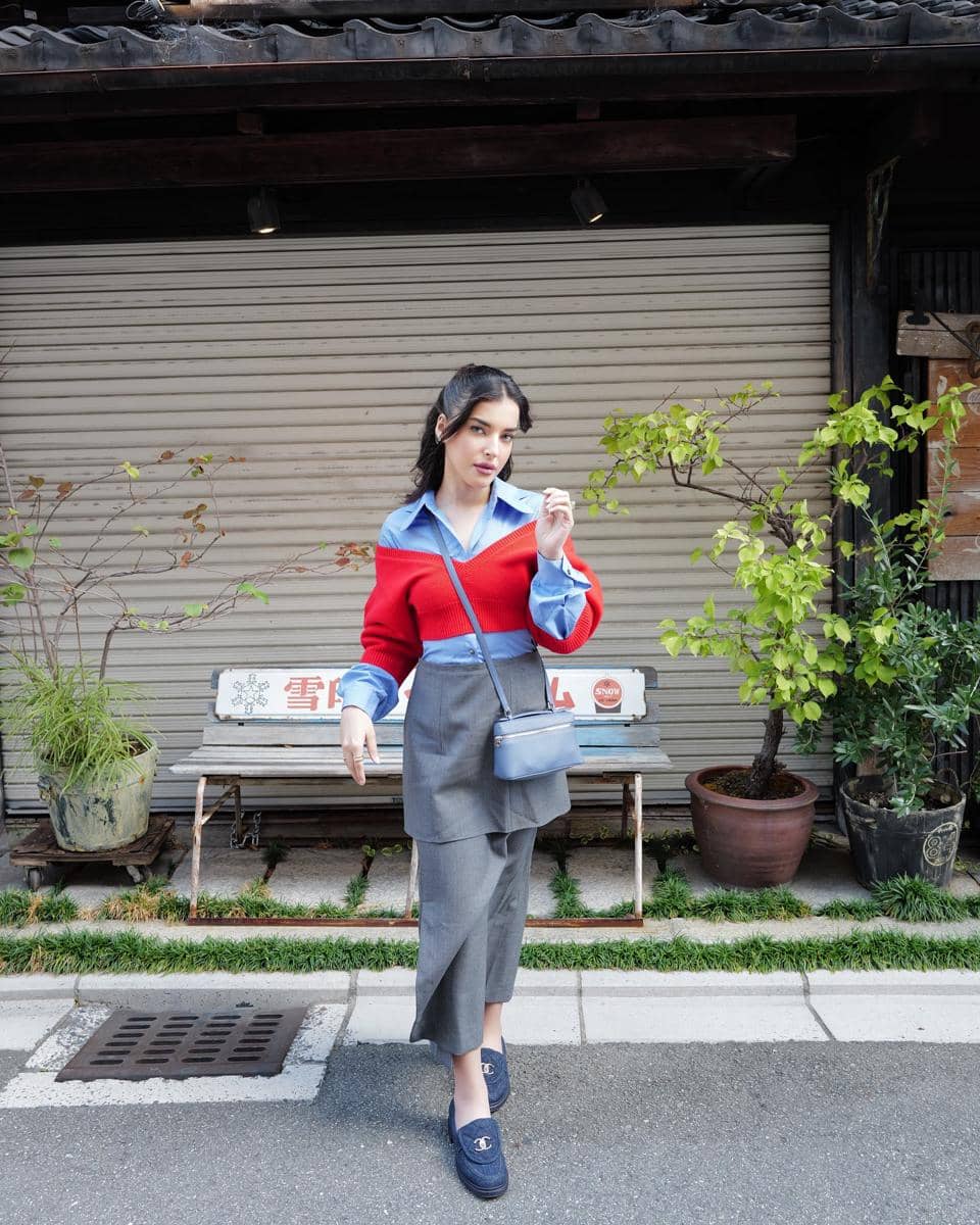 outfit Tasya Farasya yang cocok untuk 17 Agustus
