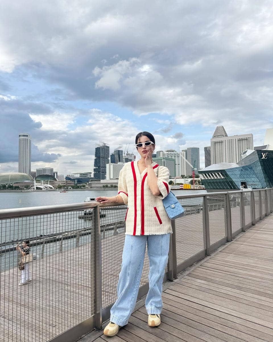 outfit Tasya Farasya yang cocok untuk 17 Agustus