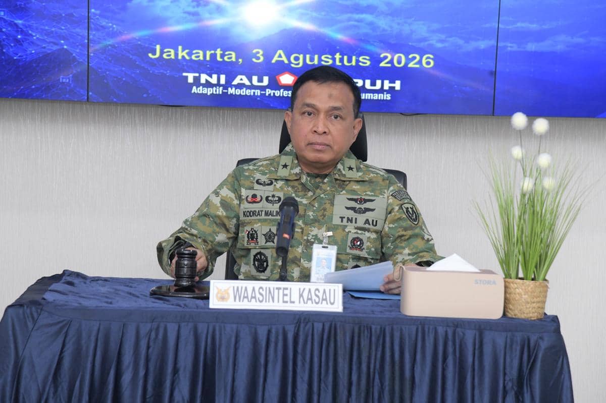 Pelatihan Kepala Satuan Intelijen Angkatan ke-5 di Gedung IMC Dispamsanau, Mabesau Cilangkap, Jakarta, Senin (3/8/2026).