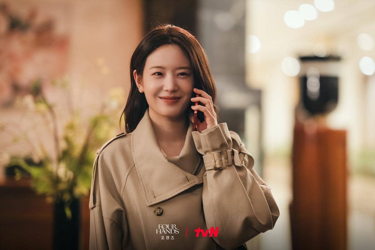 Potongan adegan dari Four Hands, Two Sonatas produksi tvN dalam materi promosi serial drama tersebut.