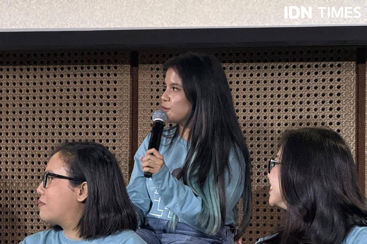 momen konferensi pers Home Sweet Loan The Musical pada Kamis (6/8/2026)
