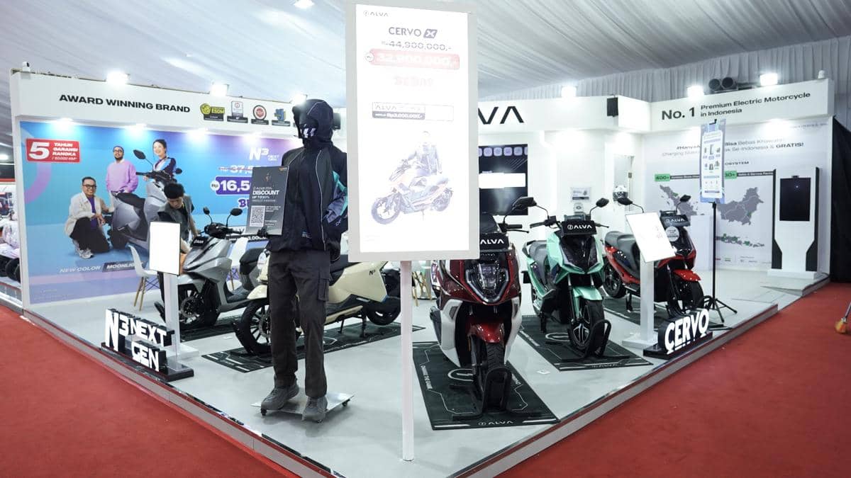 ALVA Perkuat Ekosistem Motor Listrik dengan AIPRO dan ALVA Care