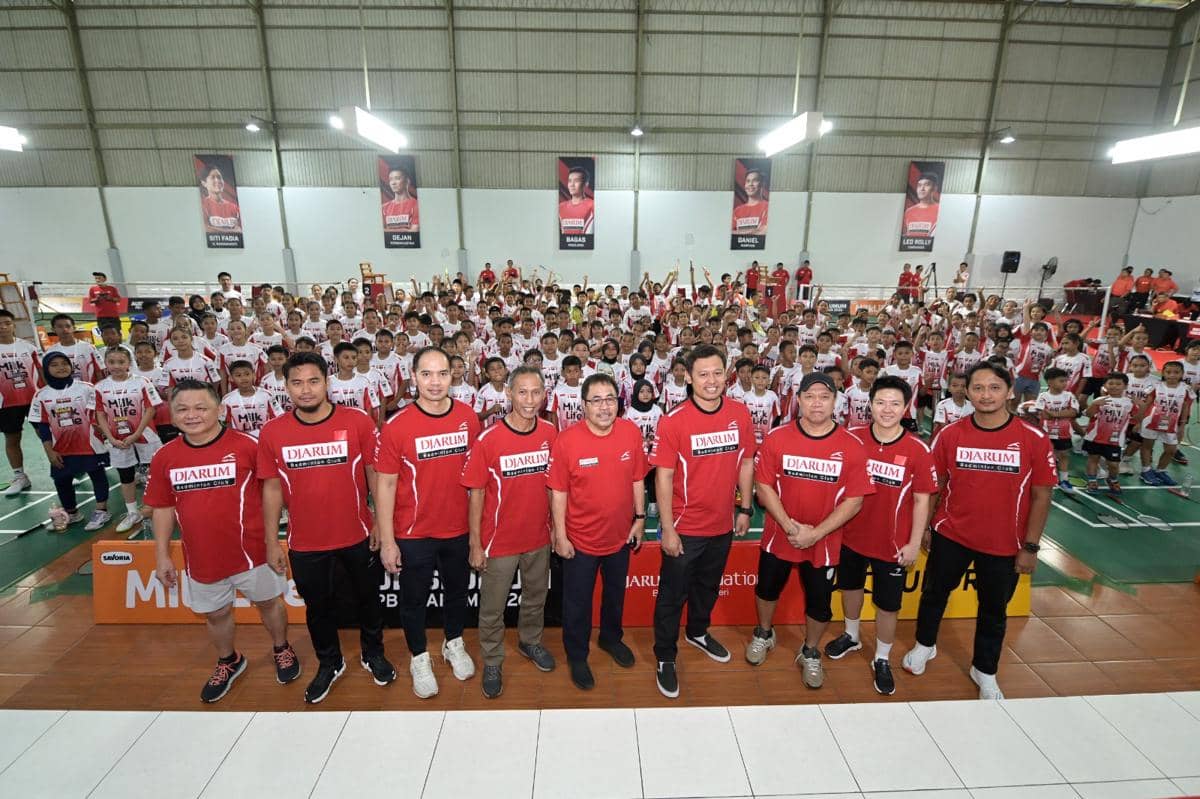 Suasana pelaksanaan Audisi Umum Djarum 2026 di Makassar yang telah tuntas diselenggarakan dalam dokumentasi Megapro.