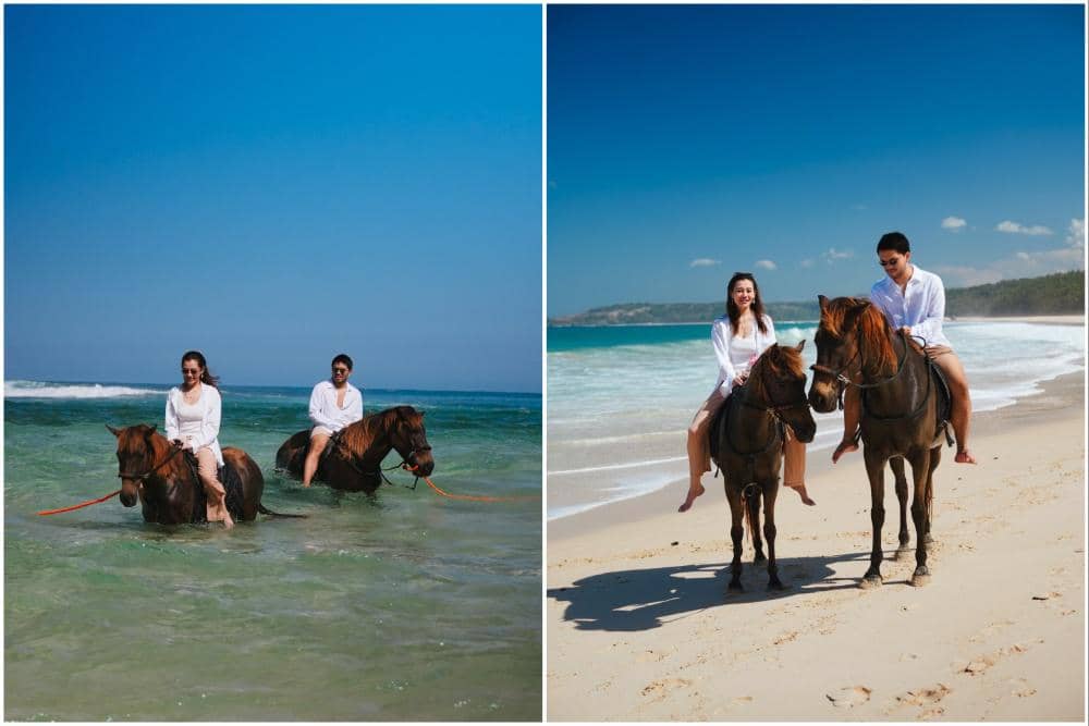 10 Potret Aaliyah dan Thariq Halilintar Berkuda di Sumba, Romantis!