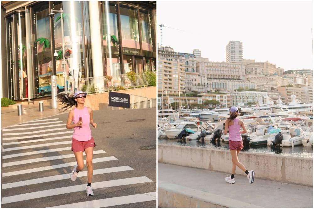 10 Potret Azizah Salsha saat Jogging di Monte Carlo, Monako