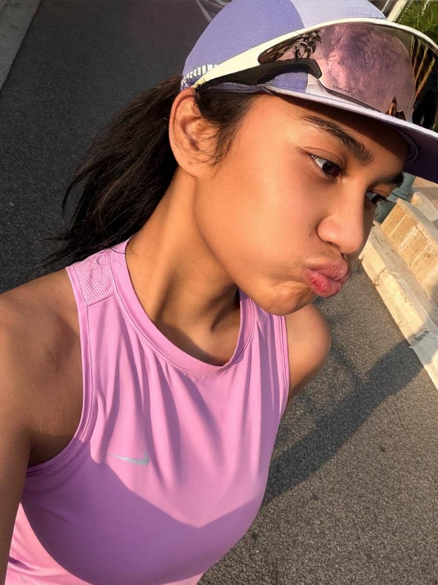 Azizah Salsha saat jogging di Monte Carlo, Monako