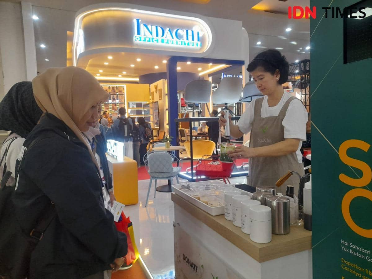 Kolaborasi Unik Pameran di JEC, Nikmati Matcha dan Eksplorasi Furnitur